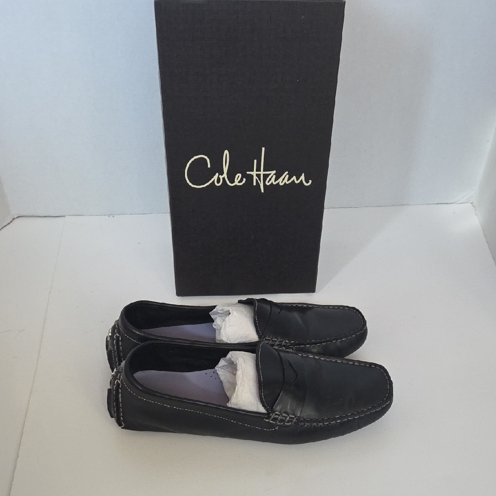 Cole Haan Black DRIVING Moccasins - FULL LEATHER LIKE NEW